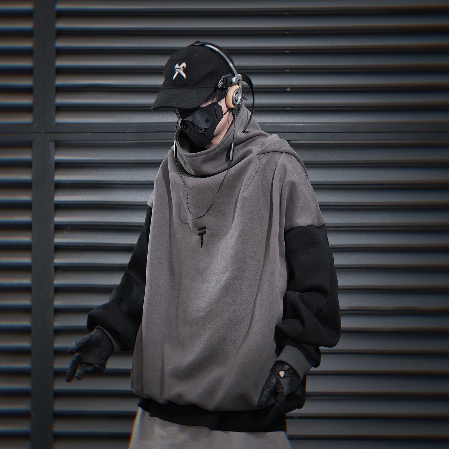 Unisex Grey T-Tech Hoodie