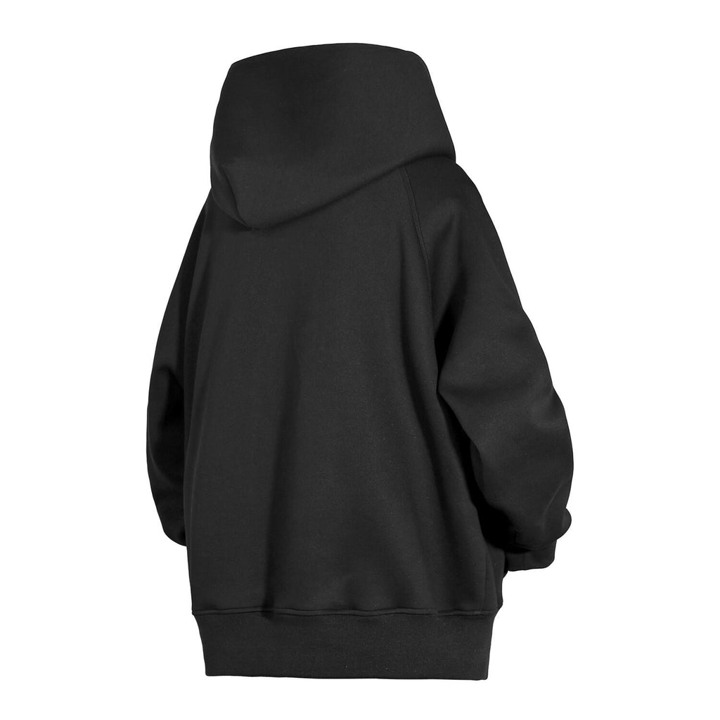 Unisex Black Layered Hoodie
