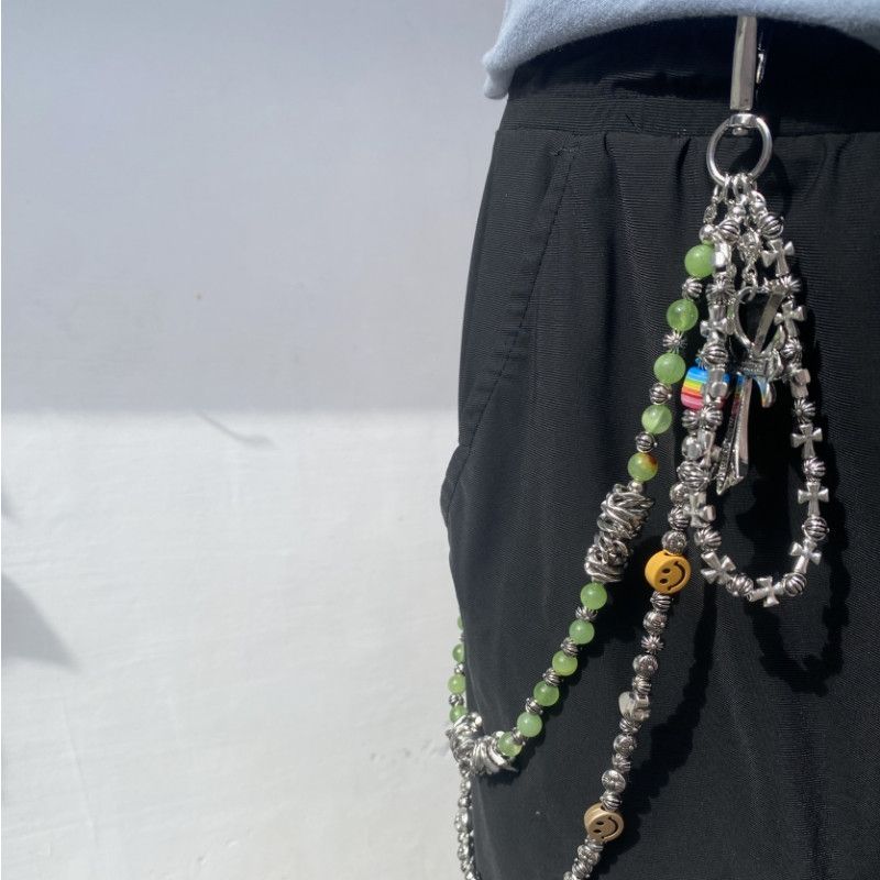 Smiley Acrylic bead Chain