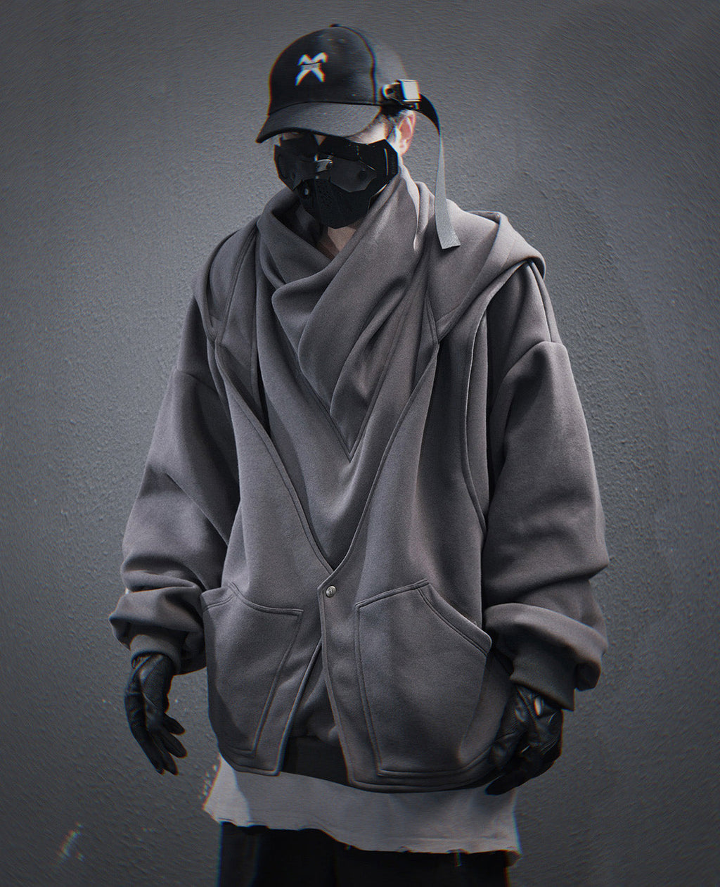 Unisex Grey Assassin Hoodie