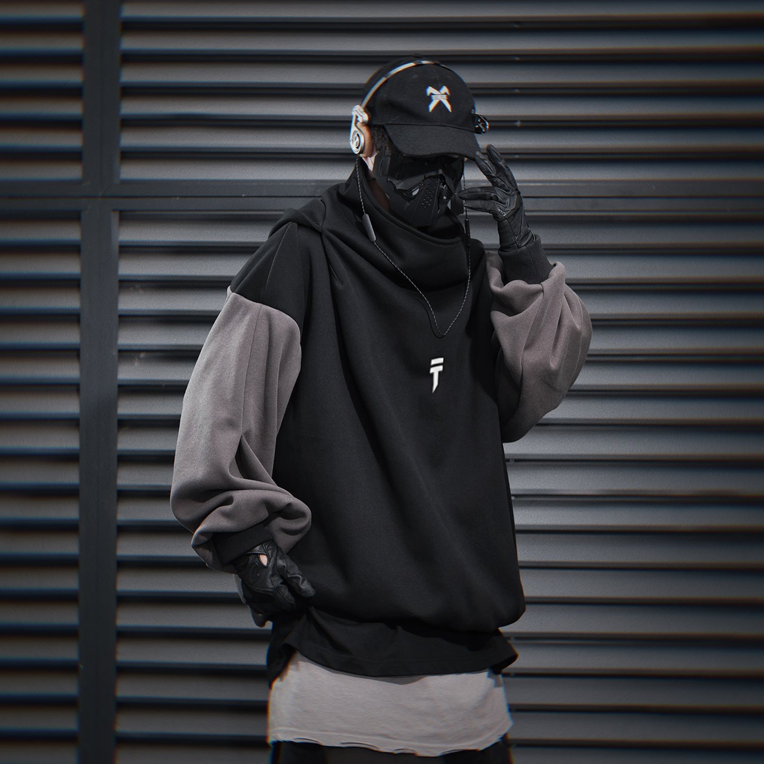 Unisex Black T-Tech Hoodie