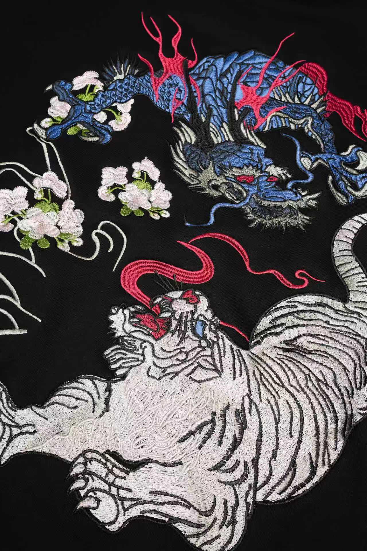 Unisex War of Beasts Embroidered Sweater