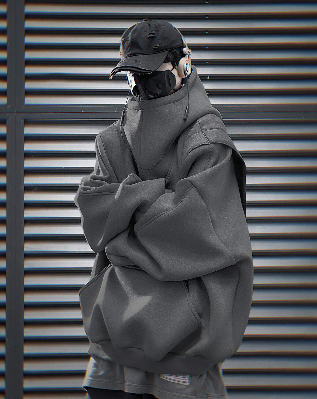 Unisex Grey Nexus Hoodie