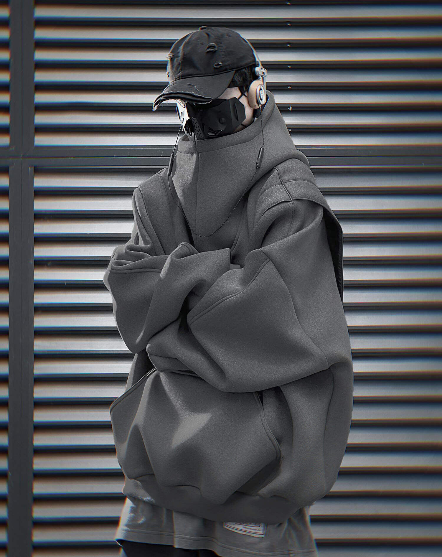 Unisex Grey Nexus Hoodie