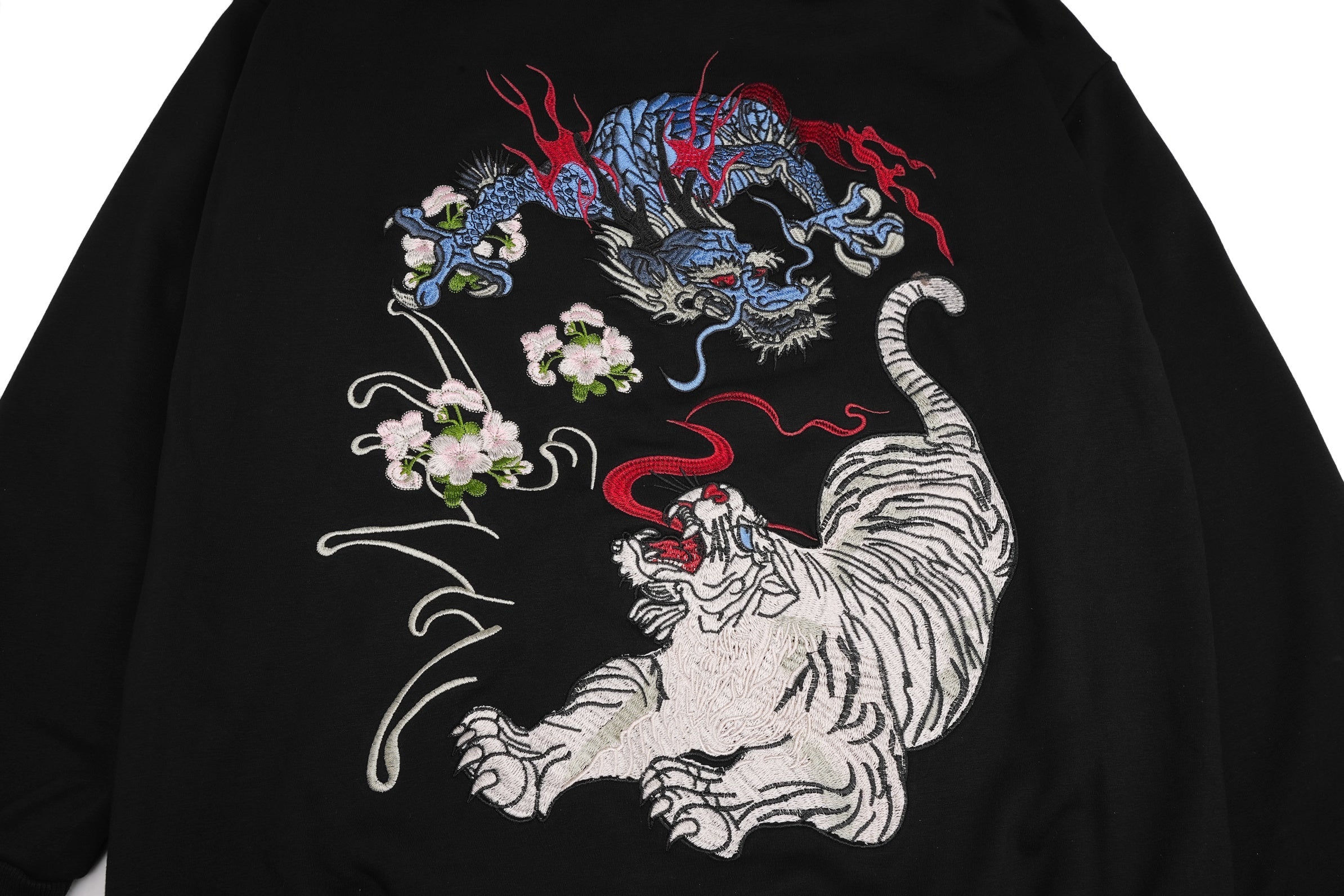 Unisex War of Beasts Embroidered Hoodie