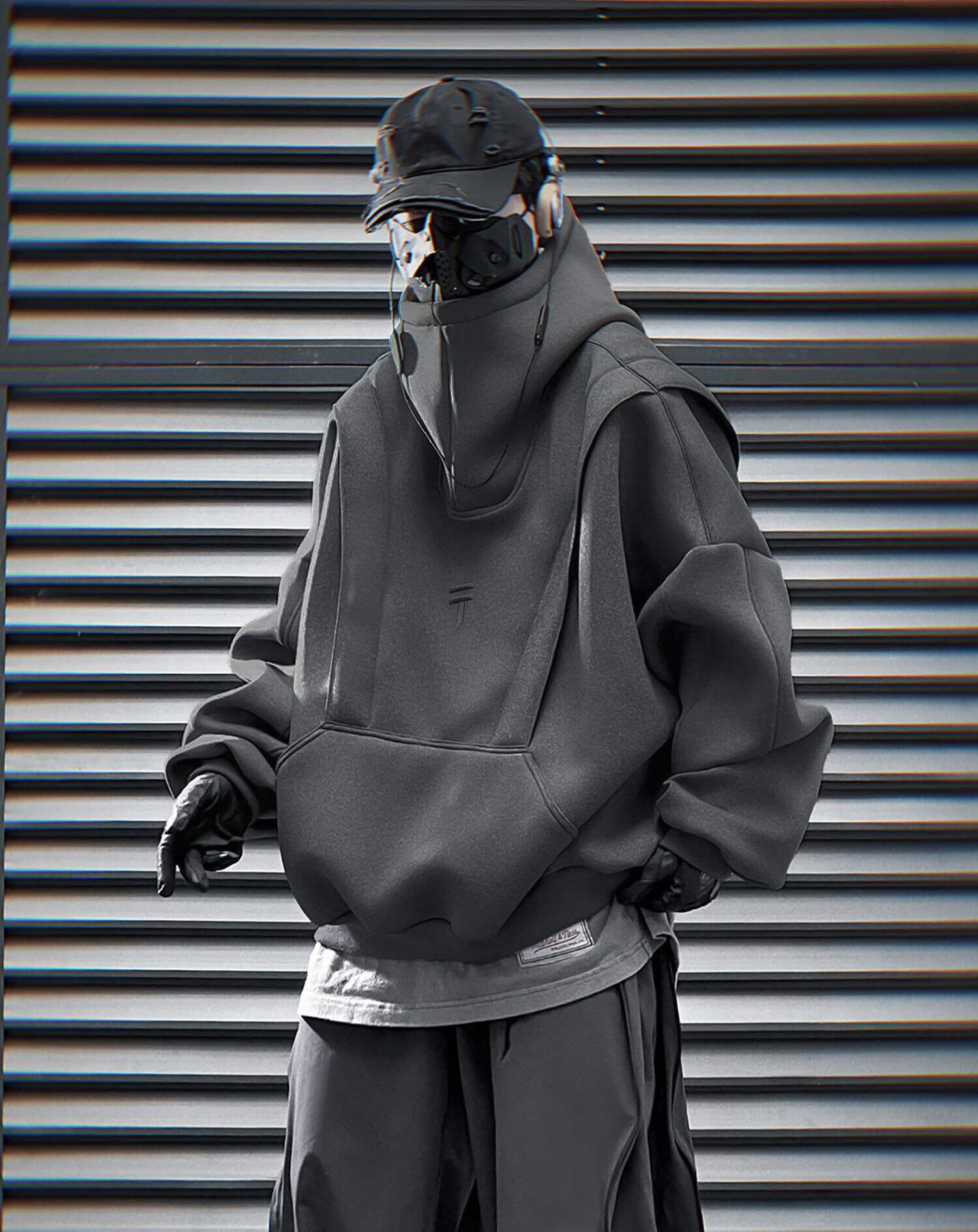 Unisex Grey Nexus Hoodie