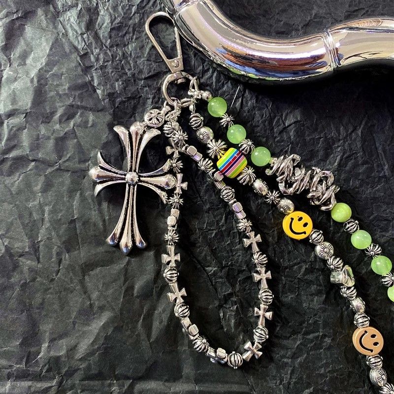 Smiley Acrylic bead Chain