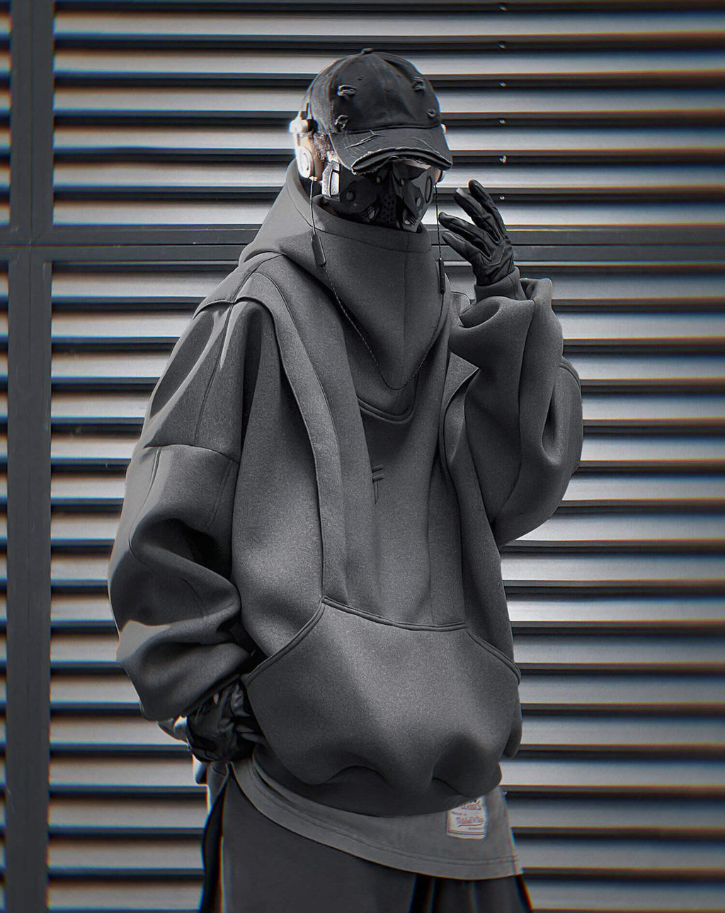Unisex Grey Nexus Hoodie