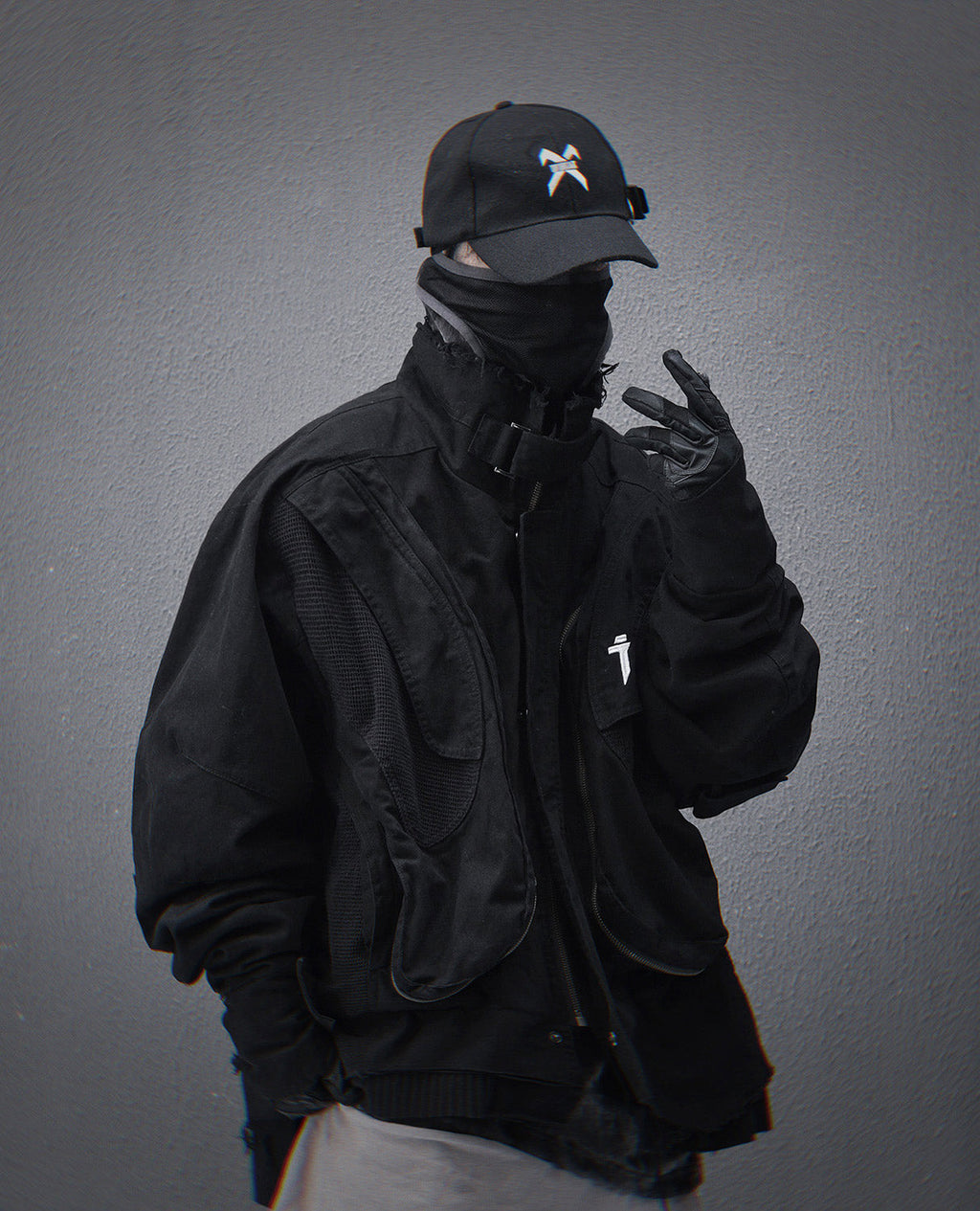 Unisex Black Cyber IX Jacket