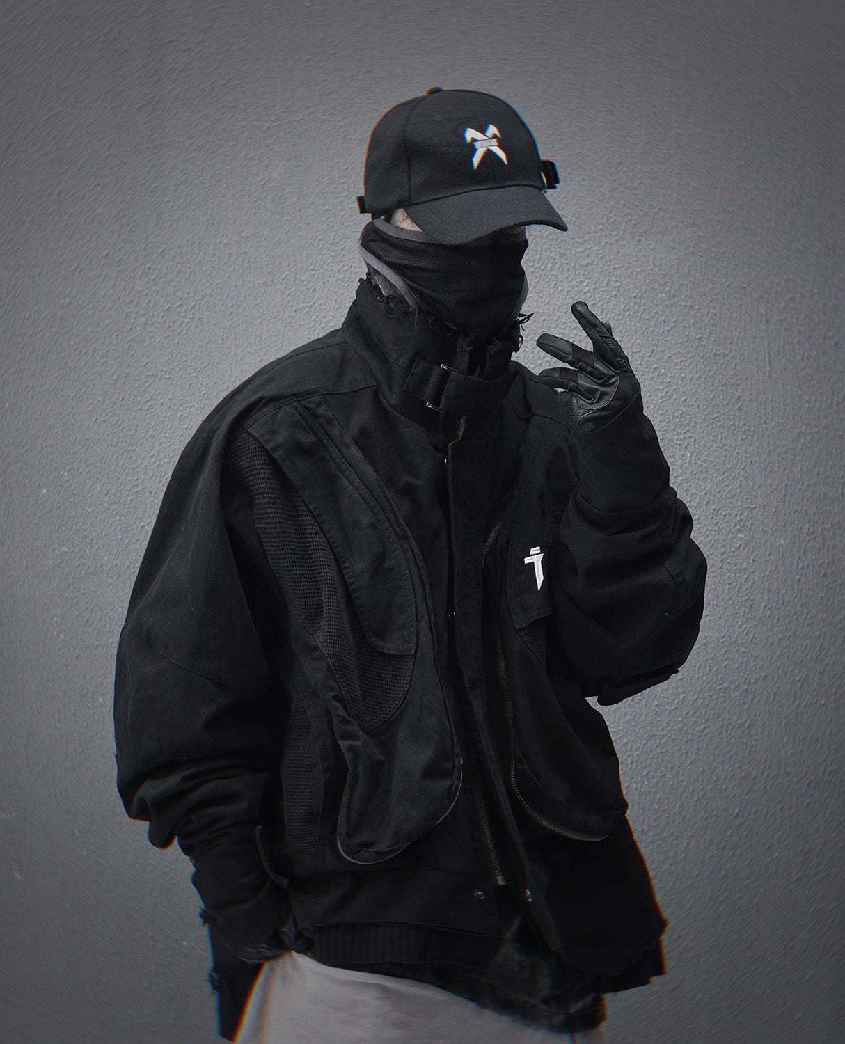 Unisex Black Cyber IX Jacket
