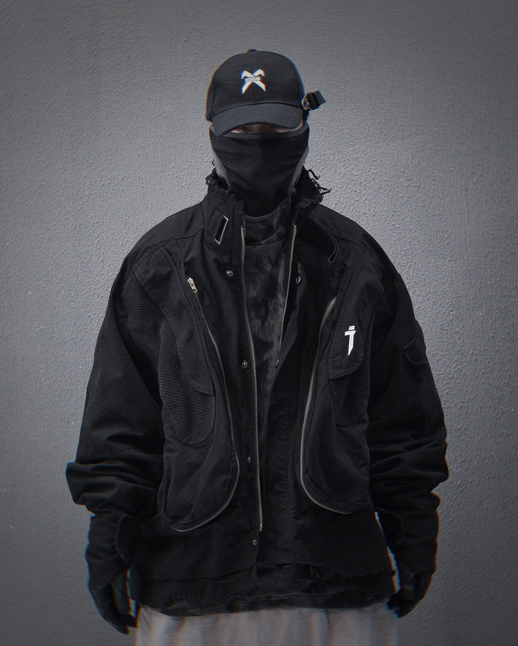 Unisex Black Cyber IX Jacket