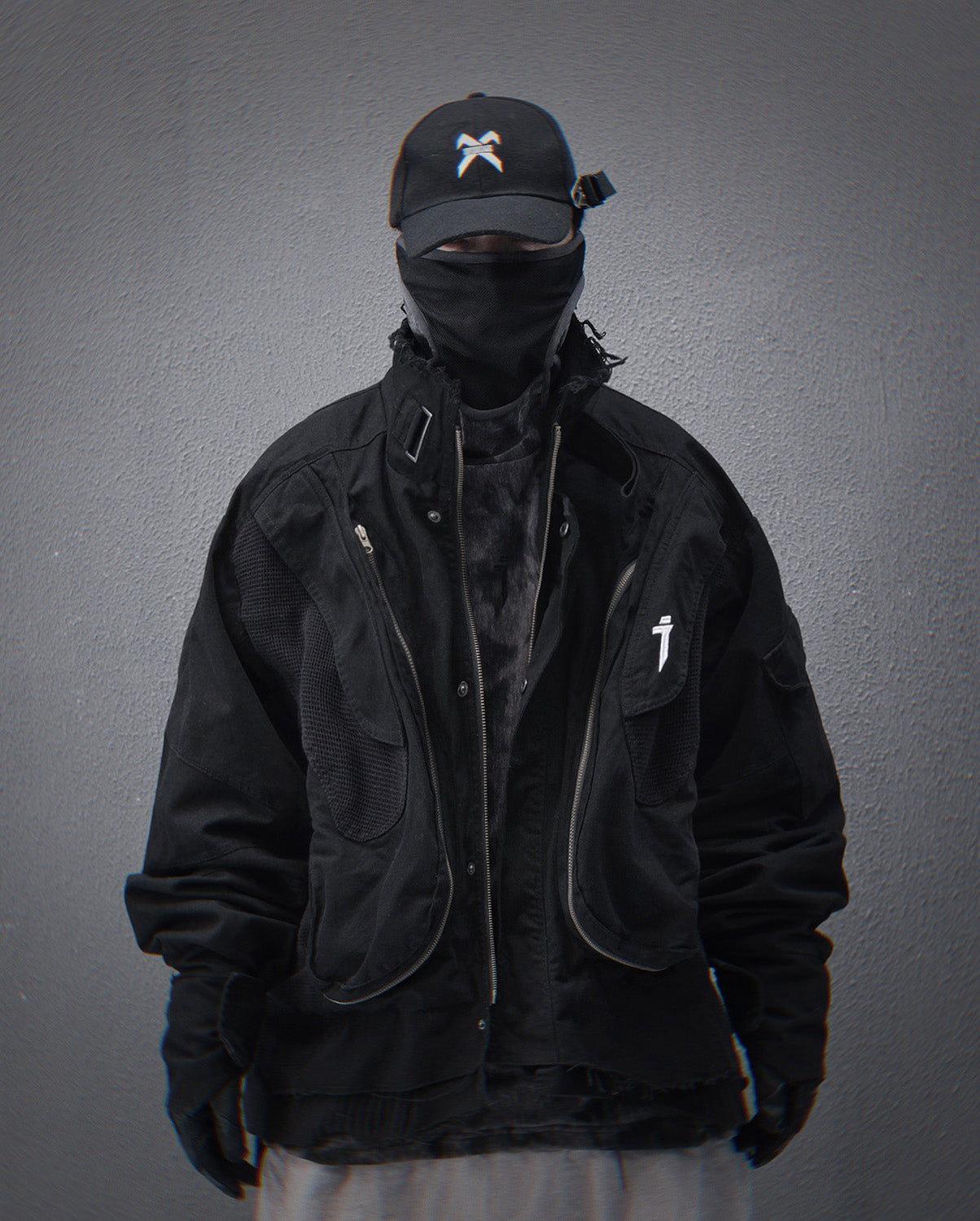 Unisex Black Cyber IX Jacket