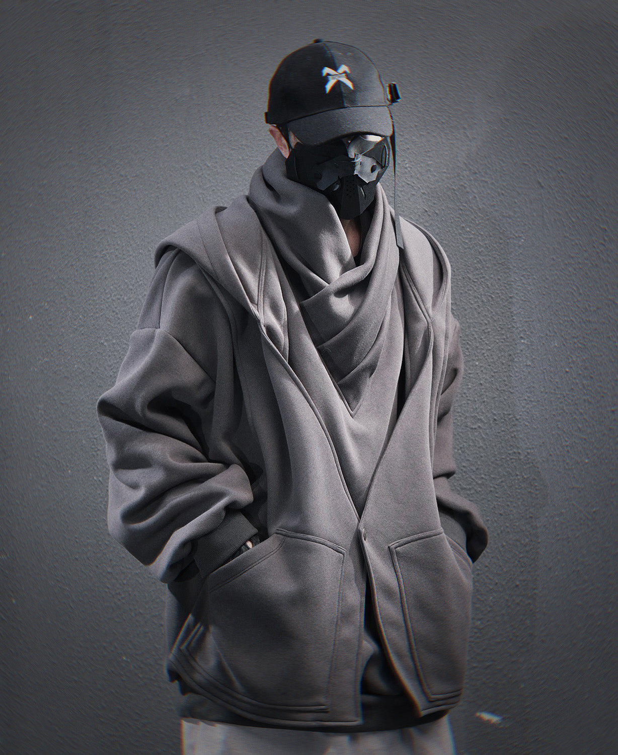 Unisex Grey Assassin Hoodie