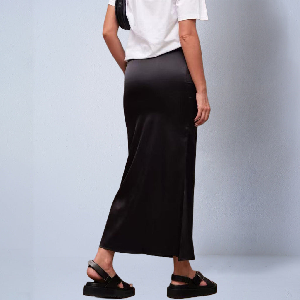 Satin Mermaid Bodycon Skirt