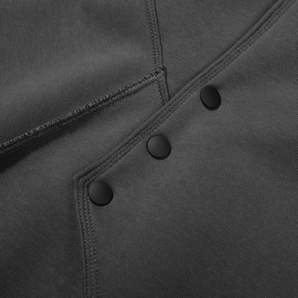 Unisex Grey Layered Hoodie
