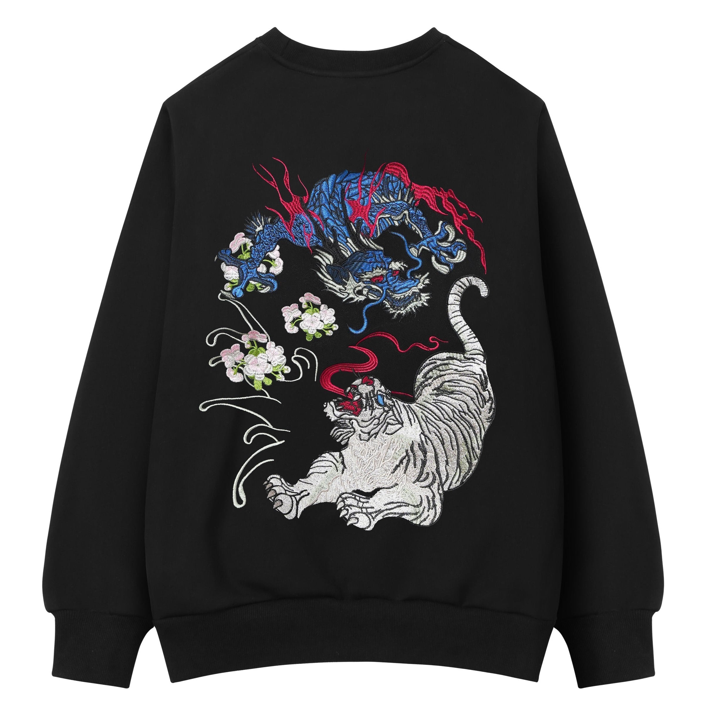 Unisex War of Beasts Embroidered Sweater
