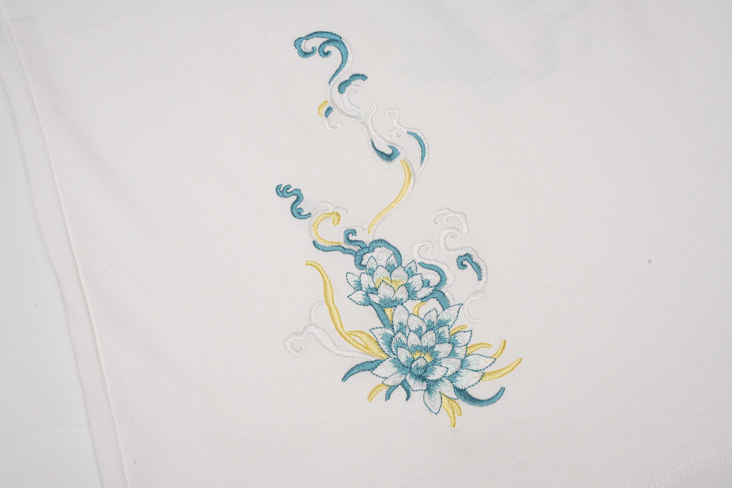 Unisex Blue Kirin Embroidered Tee