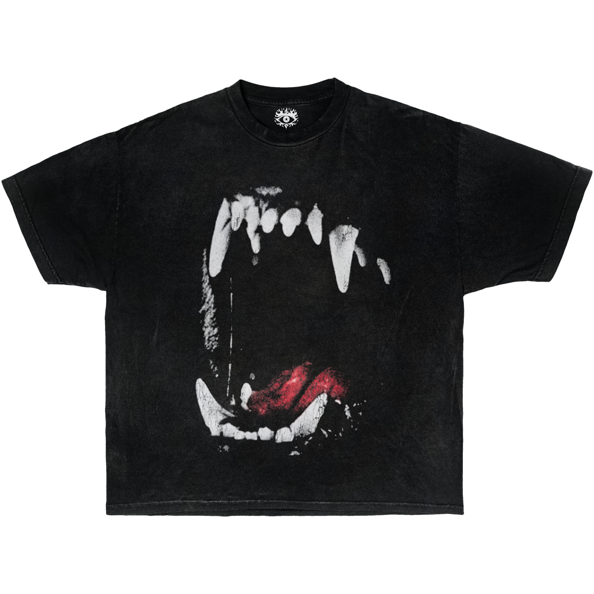 Unisex Dog Teeth Streetwear Boxy Tee