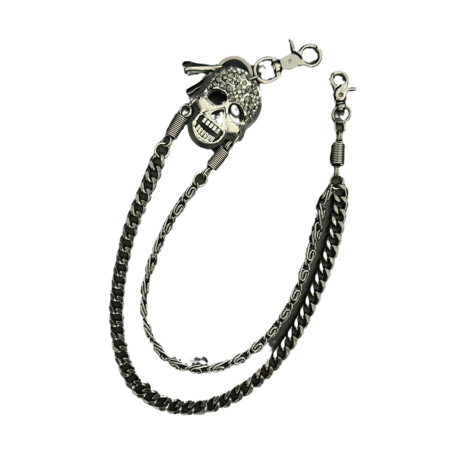 Pirate Skull Double-layer Chain