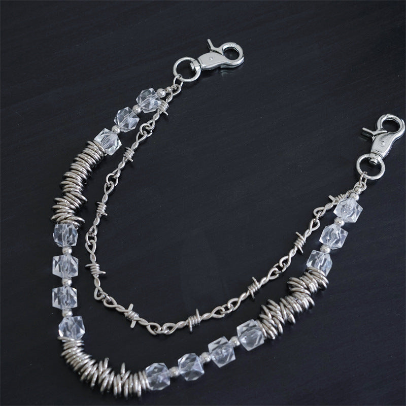 Thorn&Pearl Double-layer Chain