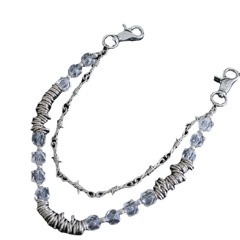 Thorn&Pearl Double-layer Chain