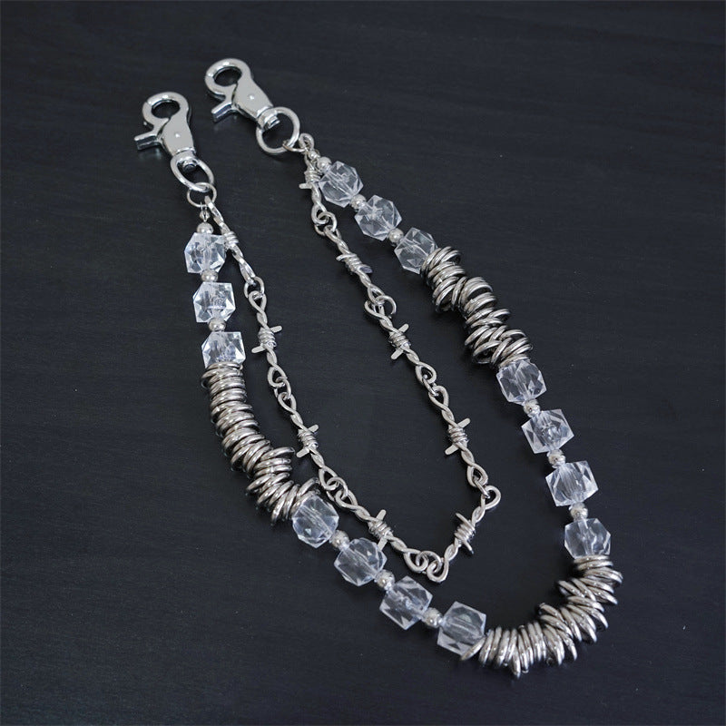 Thorn&Pearl Double-layer Chain