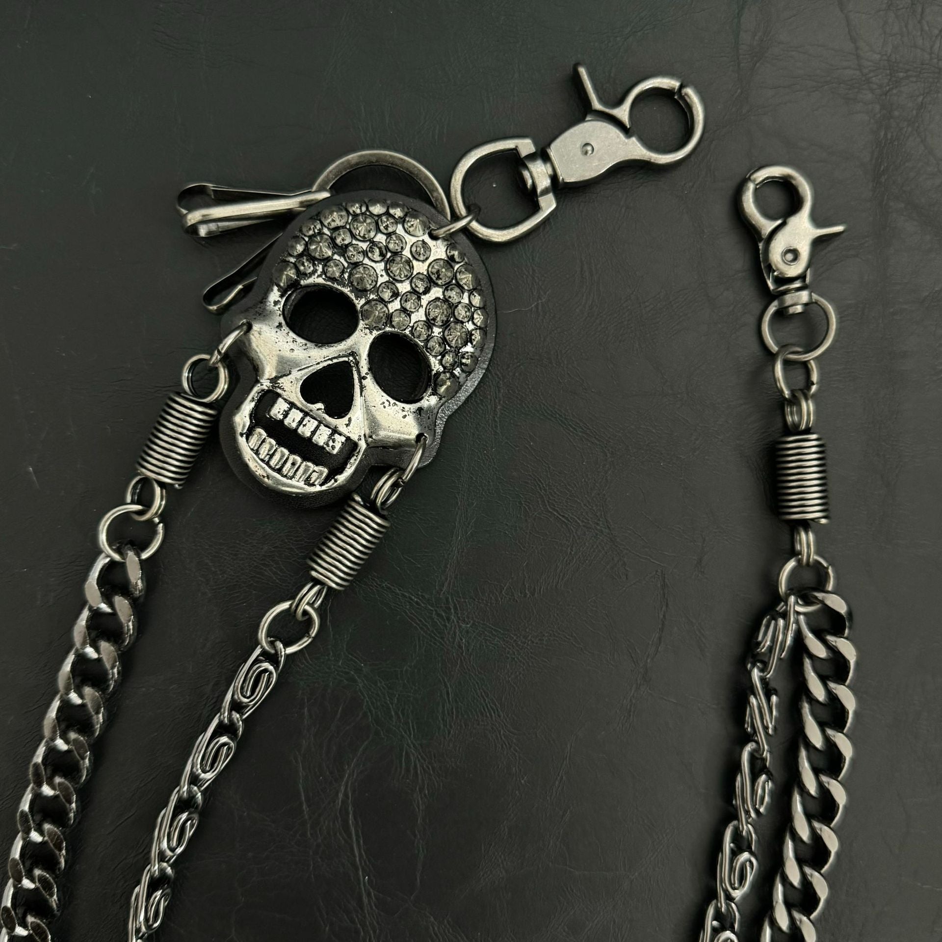 Pirate Skull Double-layer Chain
