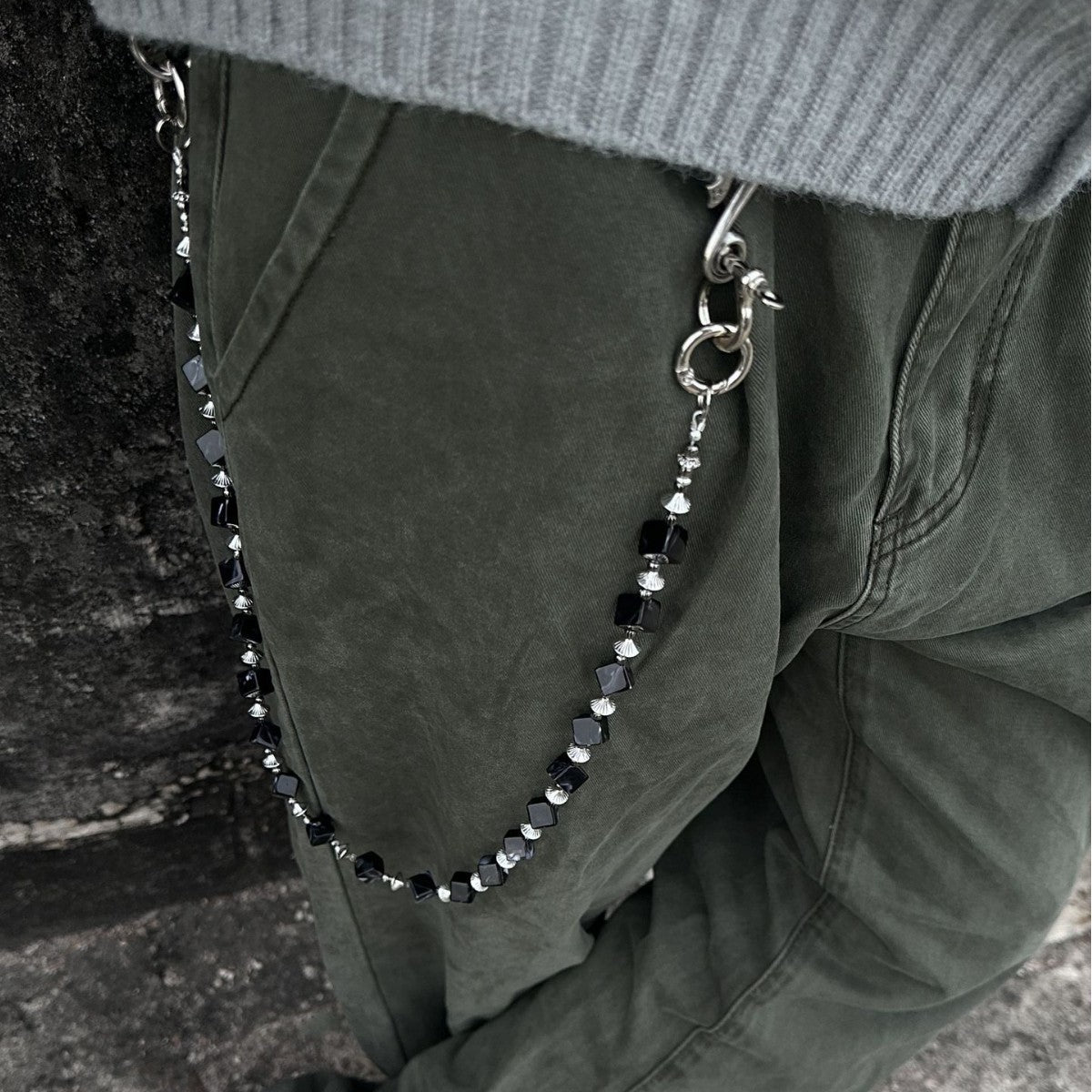 Handmade Cubed Trouser Chain
