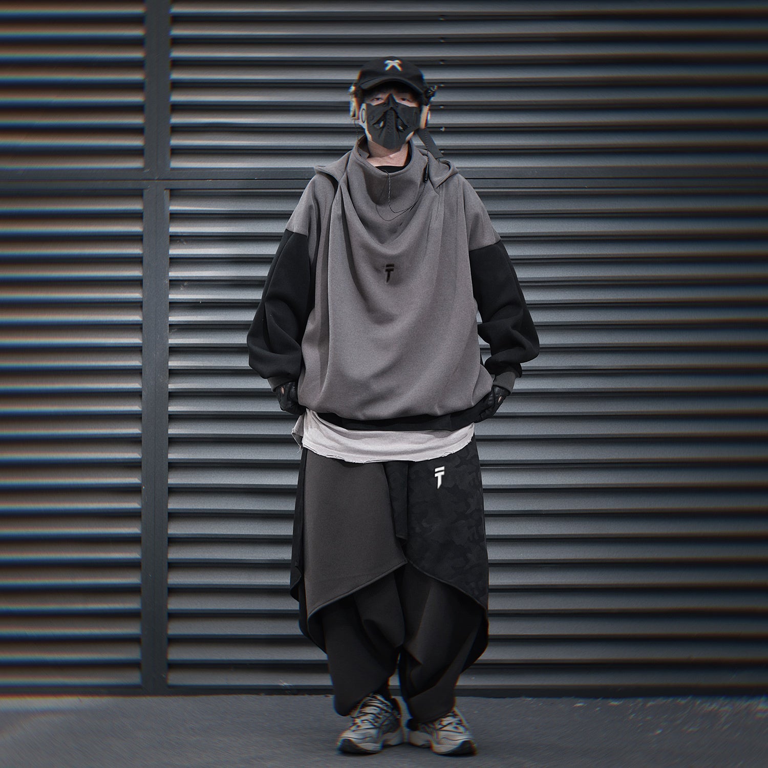 Unisex Grey T-Tech Hoodie