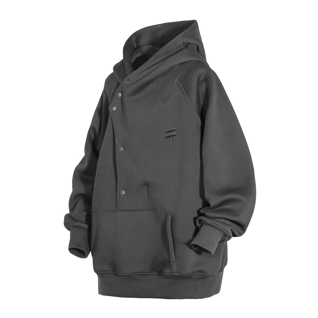 Unisex Grey Layered Hoodie