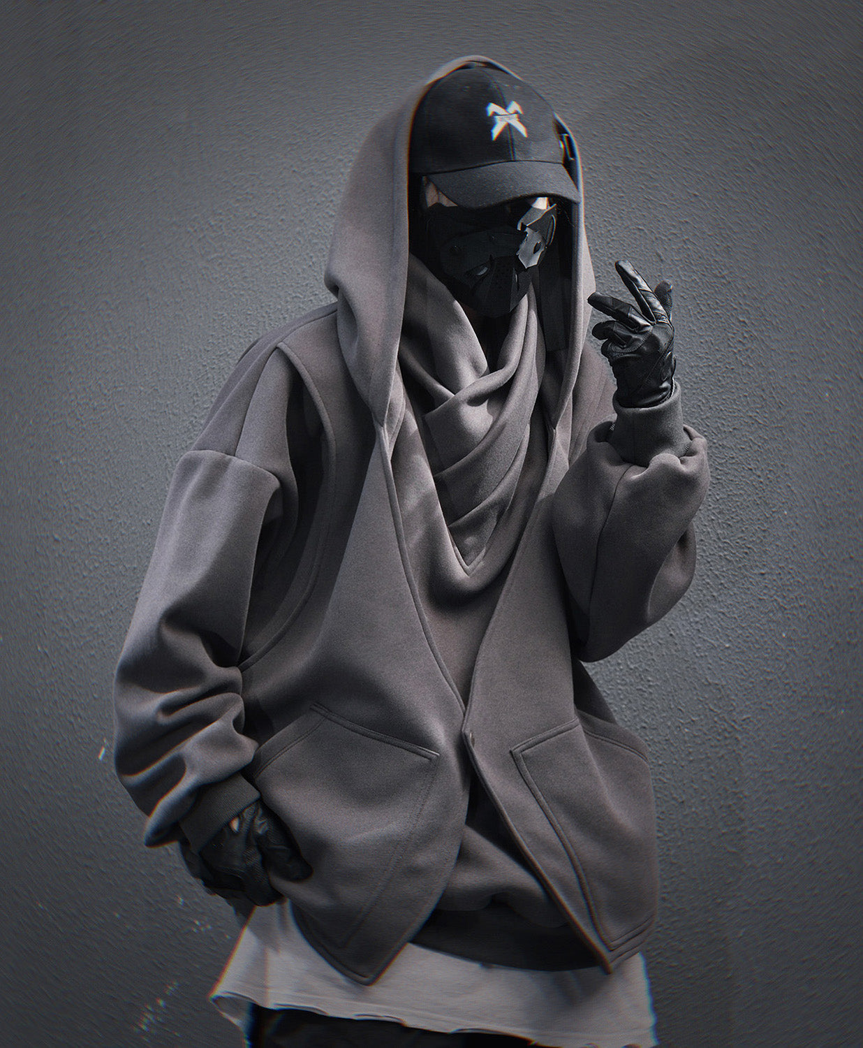 Unisex Grey Assassin Hoodie