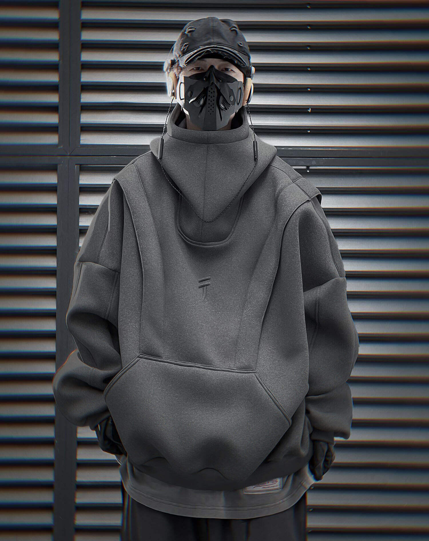 Unisex Grey Nexus Hoodie