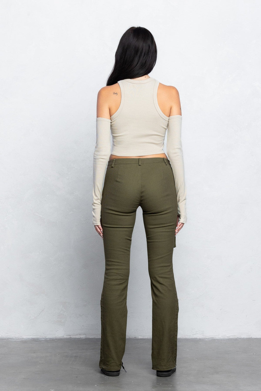Cargo Bootcut Pants