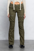 Cargo Bootcut Pants