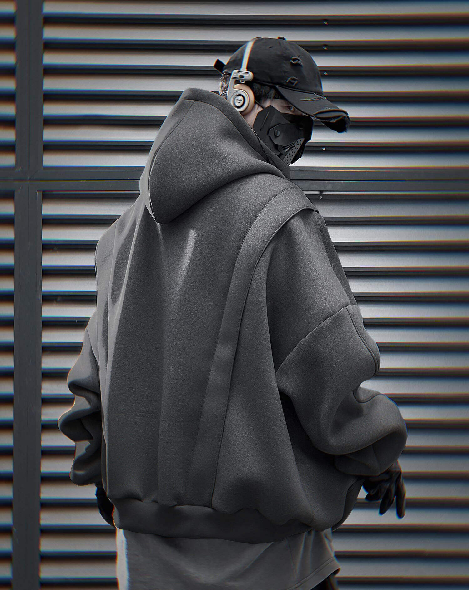 Unisex Grey Nexus Hoodie