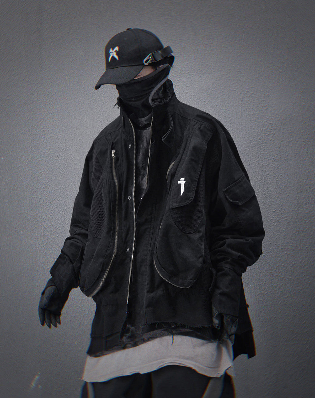 Unisex Black Cyber IX Jacket