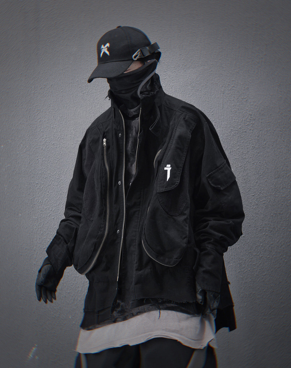 Unisex Black Cyber IX Jacket