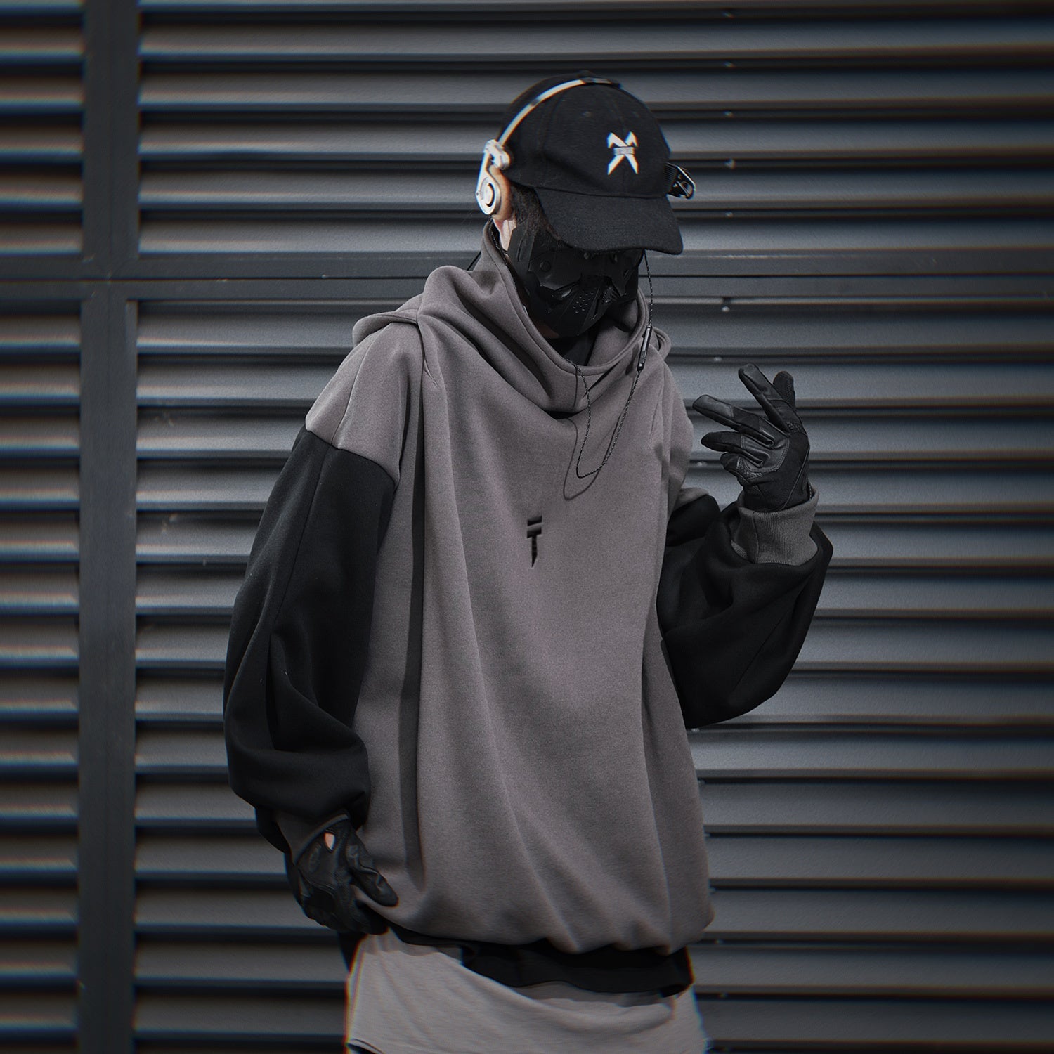 Unisex Grey T-Tech Hoodie