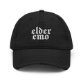 Unisex Elder Emo Distressed Dad Cap