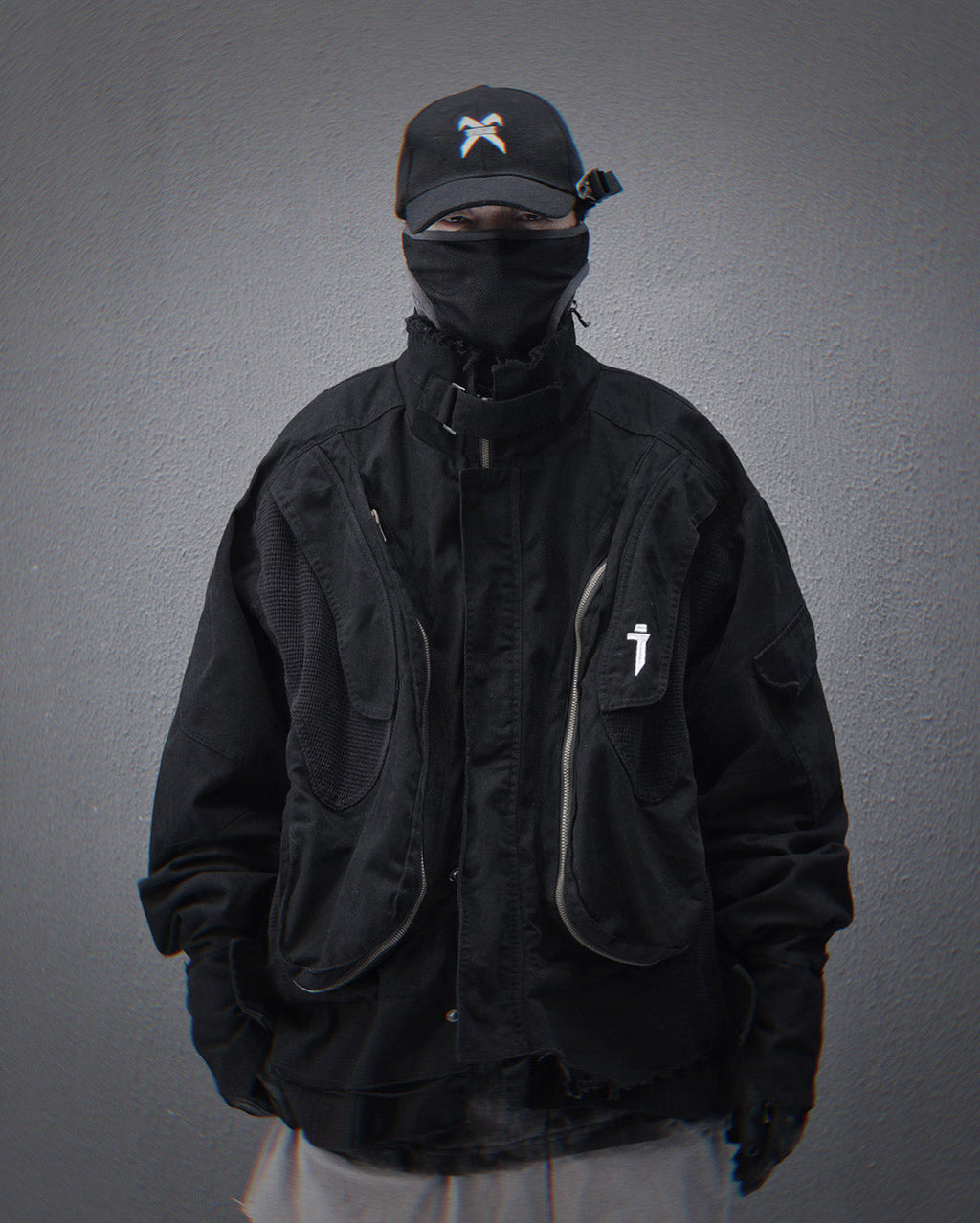 Unisex Black Cyber IX Jacket
