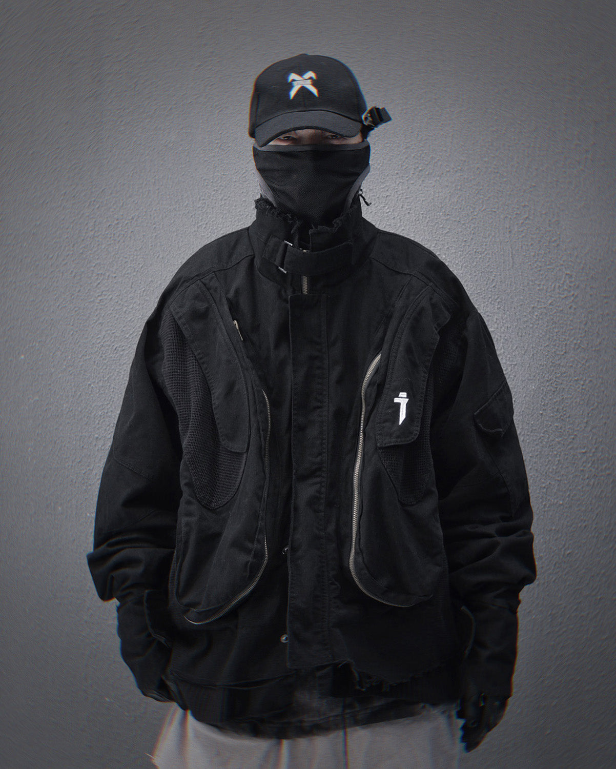 Unisex Black Cyber IX Jacket