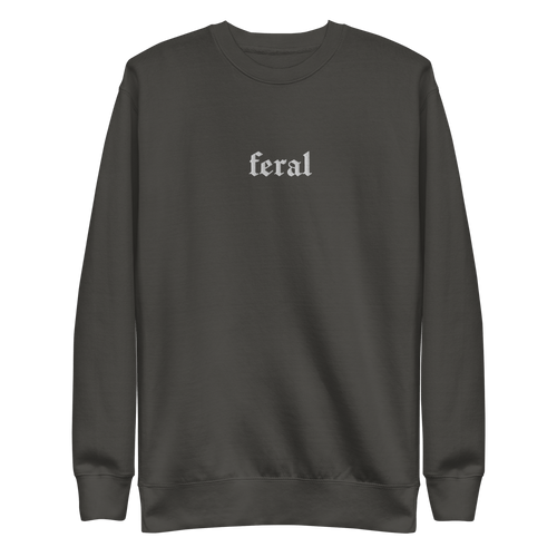 Feral Blackout Embroidered Sweatshirt