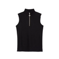 Sleeveless Half Zip Vest
