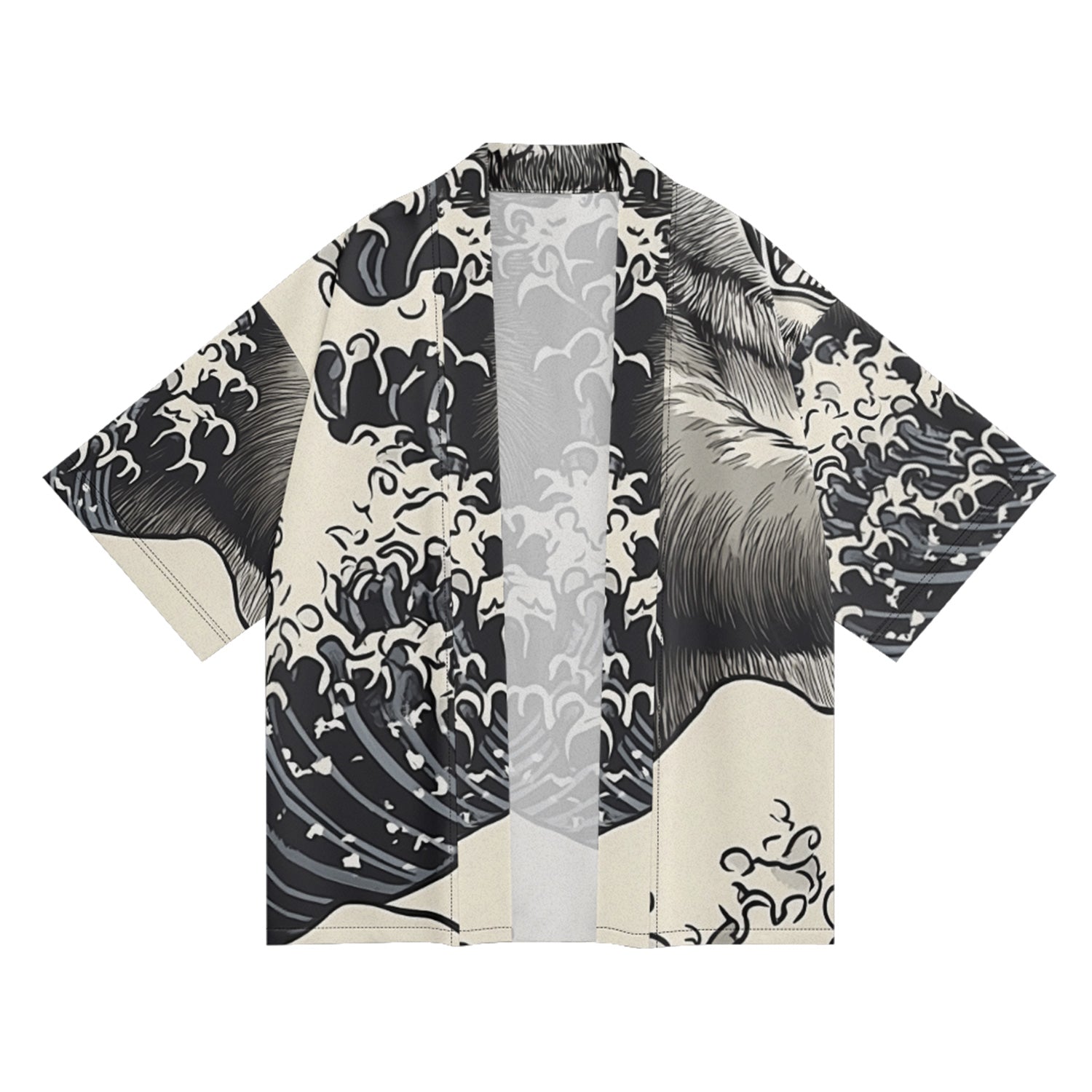 Unisex Raging Sea Kimono