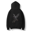 Unisex Striking Phoenix Embroidery Hoodie
