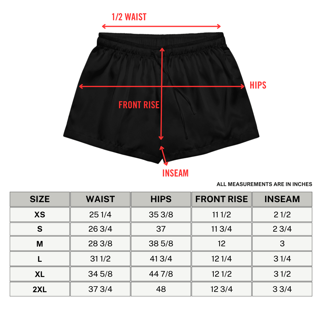 Old School Ink Silky Pajama Shorts