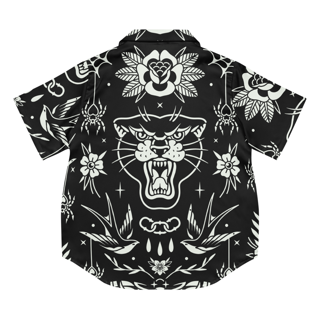 Old School Ink Silky Pajama Top