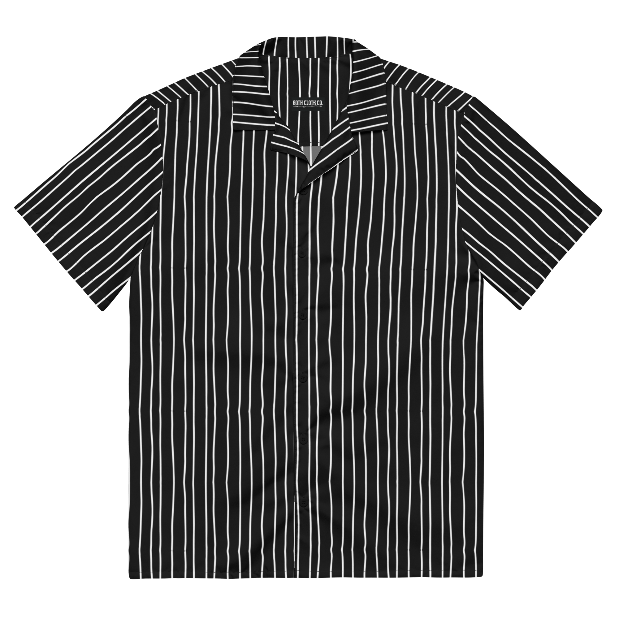 Unisex Pumpkin King Pinstripes Button-Up Shirt