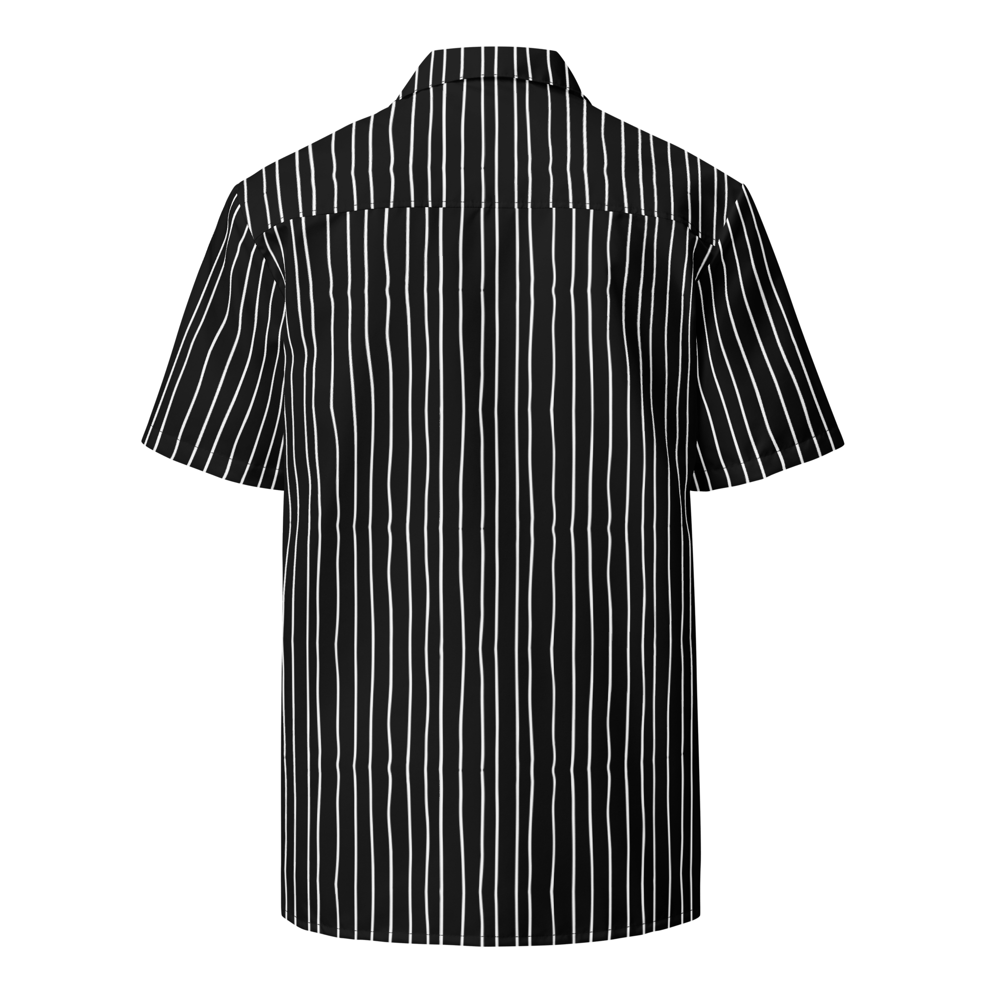 Unisex Pumpkin King Pinstripes Button-Up Shirt