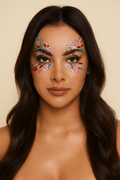 Vibrant Festival Eye Gem Stickers